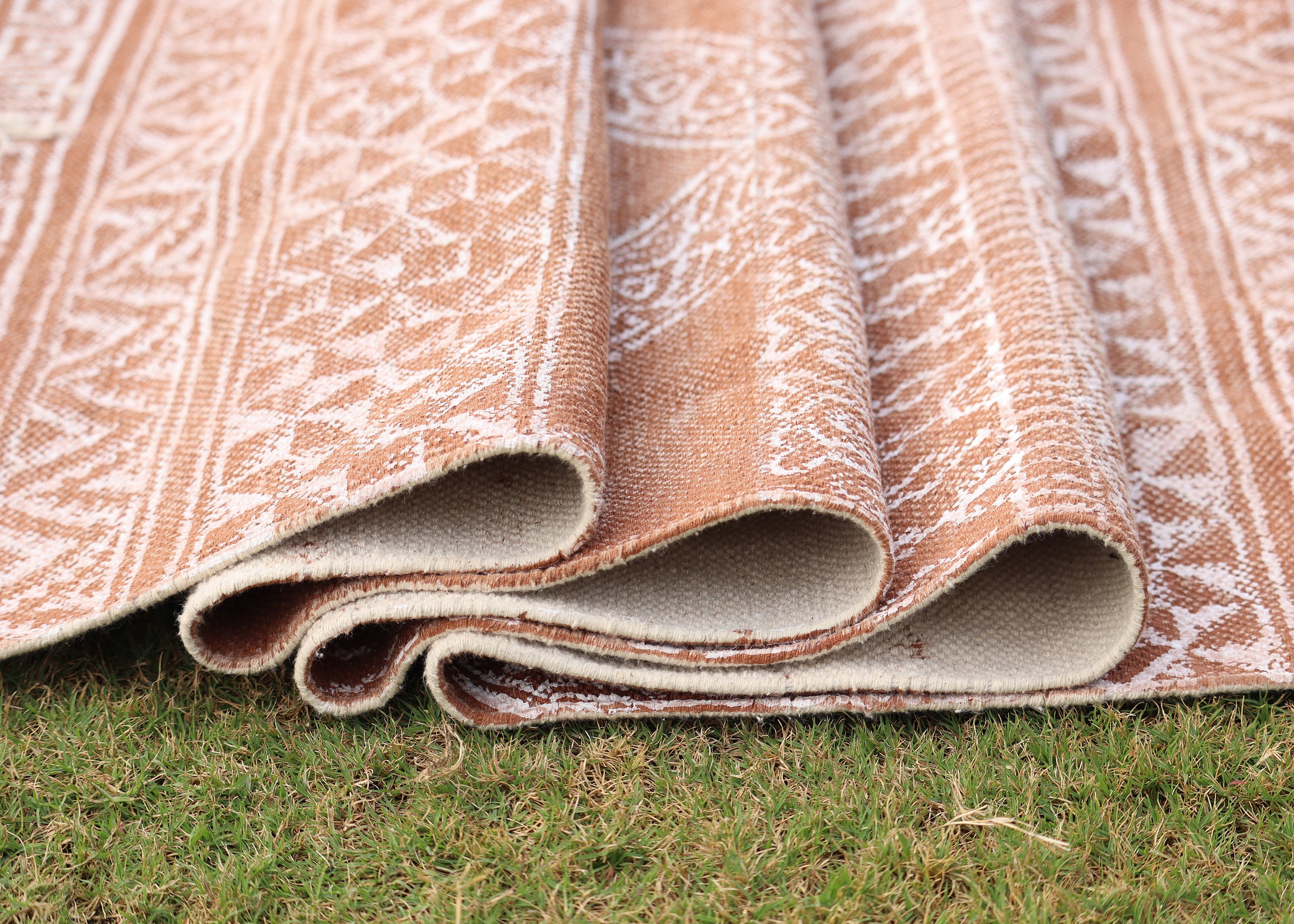 4x6 Feet Area Rug Hand Block Printed Area Rug 6x9 Feet Handmade Cotton