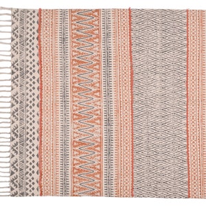 Hallway Runner Rug Kitchen Runner Customized Rug Indian Block Printed Rugs Garden Rug Square Cotton Rug Living Room Rug Rectangular Rug