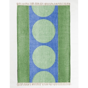 Green Cotton Rug Block Print Rug Living Room Rug Boho Cotton Rug Bedroom Rug Decorative Rug Runner Rug Yoga mat Floor Carpet 6x6 8x10 9x12