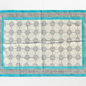 Large area rug Handmade rug Living room rug Indoor rug Outdoor rug Sky blue rug Traditional rug Decorative rug Custom size rug, 12x18 feet