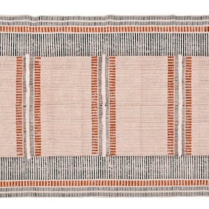 Handmade Block Printed Cotton Rug 5x7 ft: Indian Garden Decor