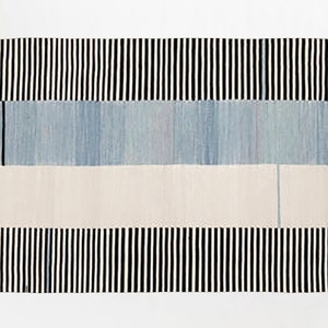 Handmade cotton rug Block print rug Blue cotton rug Extra large rug, Rug for living room Bedroom floor carpet Cotton area rug, 10x14 Feet