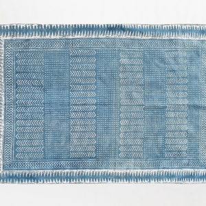 Indigo blue rug 3x10 4x10 Ft Handmade cotton rug Cotton runner rug Outdoor, Indoor rug Rug by living room Gift for mom Custom area rug
