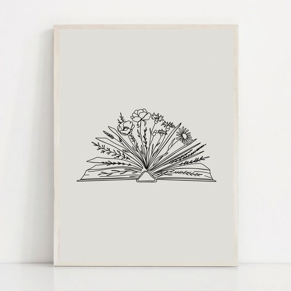 Book Wall Art Etsy