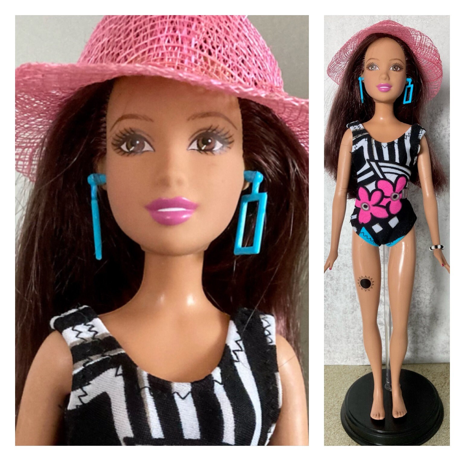 OOAK Fashion Beach Barbie Large Feet Handmade Swim - Etsy