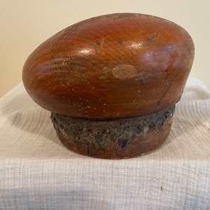 Beret French side profile/ Millinery Hat Block