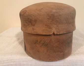 Einzigartige quadratische Cloche Holzblock