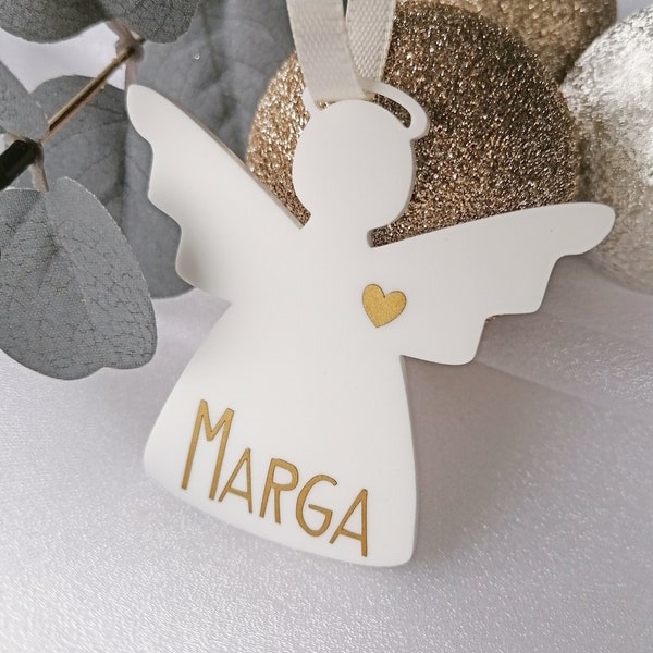 Personalised Memorial Angel Christmas Tree Decoration - Perfect Way to Remember A Loved One This Christmas