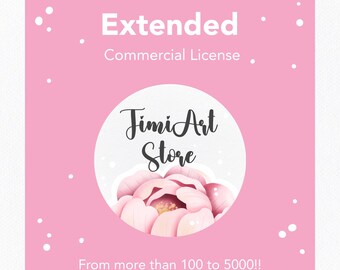 Commercial use License for sell up to 5000 Units