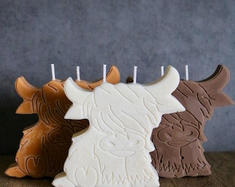 Highland Cow Candle