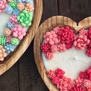 Heart Dough Bowl Candle