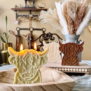 Highland Cow Candle - Etsy