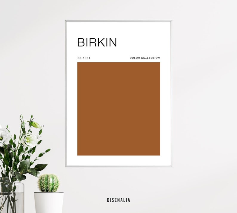 Birkin Herm s Color Printable Wall Art Scandinavian Home Etsy