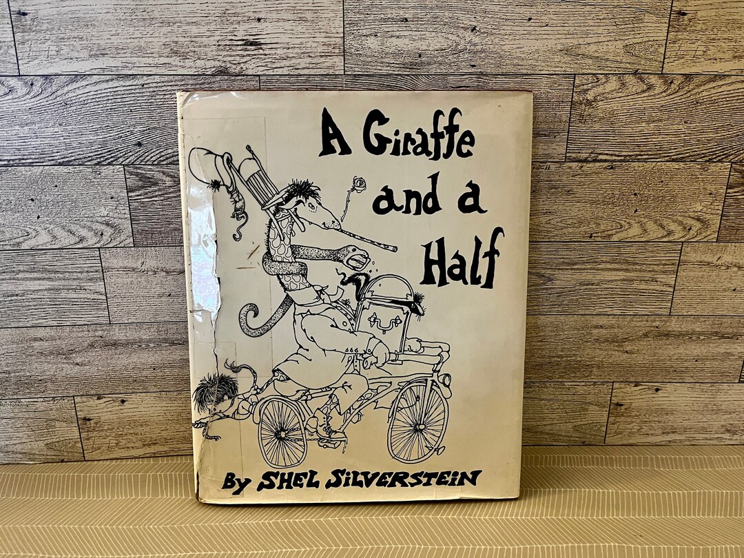 A Giraffe and a Half, by Shel Silverstein, Vintage Children's Book ...