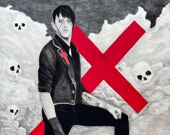 Lonny Eagleton, Black Veil Brides Custom Drawing