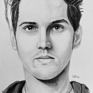 Mikey Way, My Chemical Romance Custom Drawing PRINT