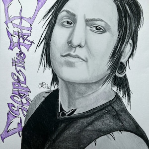 Craig Mabbitt, Escape the Fate Custom Original Drawing