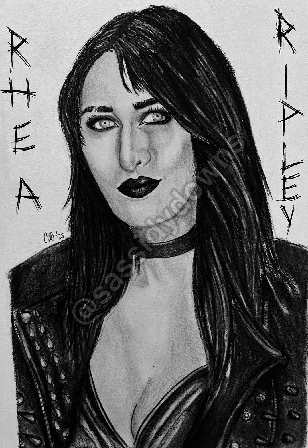 Rhea Ripley WWE 2025 Original Drawing - Etsy