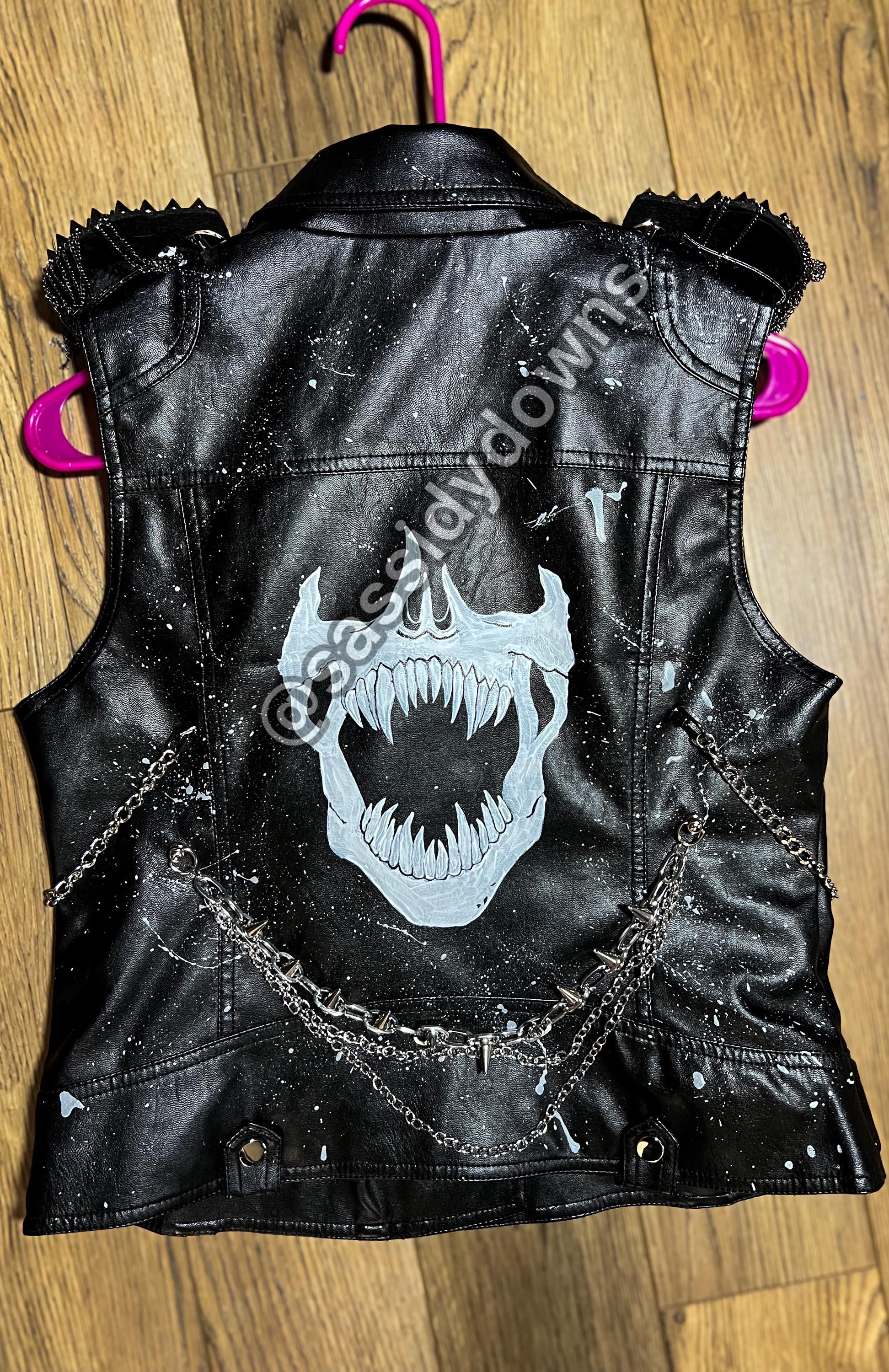 Custom Metal/punk/emo Vest - Etsy