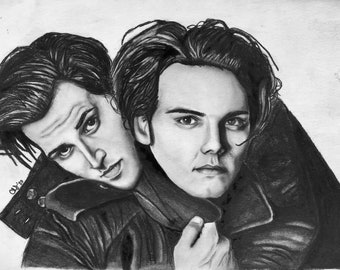 My Chemical Romance; Gerard Way y Mikey Way Dibujo ORIGINAL