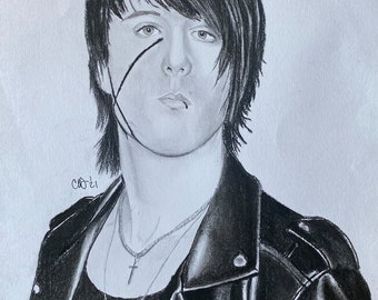 Lonny Eagleton, Black Veil Brides Custom Drawing Print