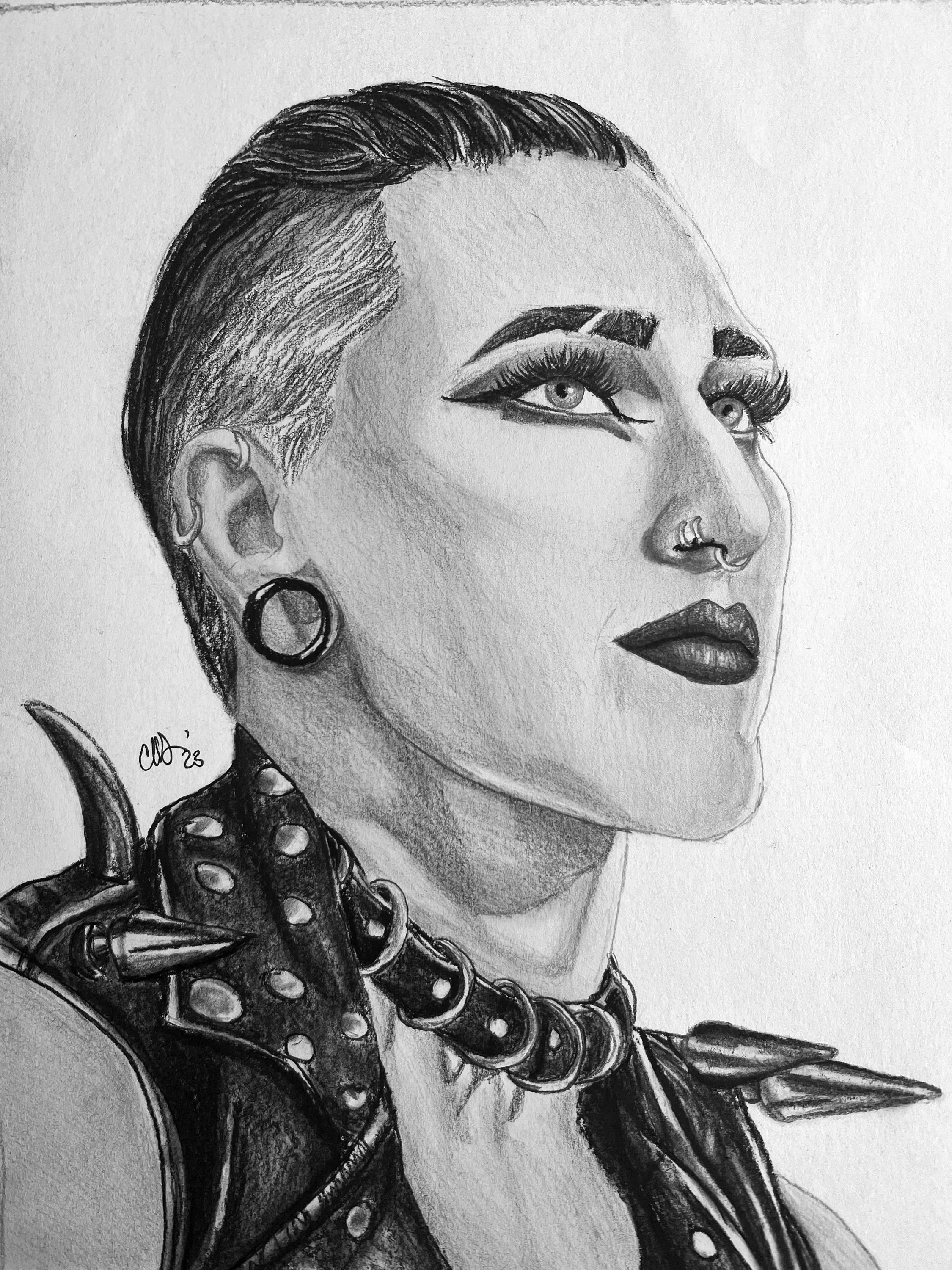 Rhea Ripley, WWE Custom Original Drawing Etsy
