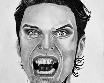 Black Veil Brides “Vindicate” Andy Biersack original drawing