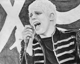Gerard Way, My Chemical Romance Drawing Print