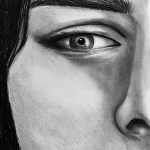 Gerard Way's Eye, My Ceramic Romance Original-Mini-Zeichnung