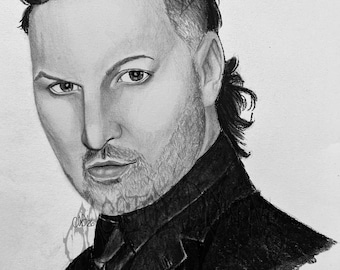 Jinxx, Black Veil Brides “Vindicate” 2026 era fan art drawing