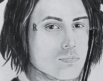 Ronnie Radke, Falling In Reverse Custom Drawing PRINT