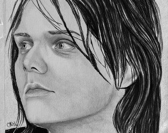 Gerard Way, My Chemical Romance, original fan art drawing