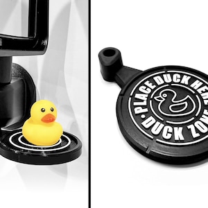 Duck Zone Mirror Mount Duck Landing Pad fits Jeep Wrangler Gladiator JK JKU JL for Ducking