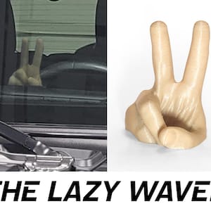 The Lazy Waver fits Jeep Wrangler fits Jeep Gladiator fits Jeep Cherokee for Dash Hand Wave