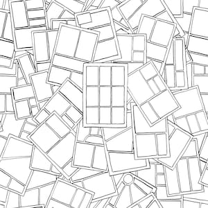 Cuaderno de bocetos con miniaturas y diseños // Para cómics, 40 páginas, A6, A5