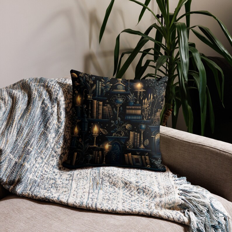 Dark Academia Premium Pillow
