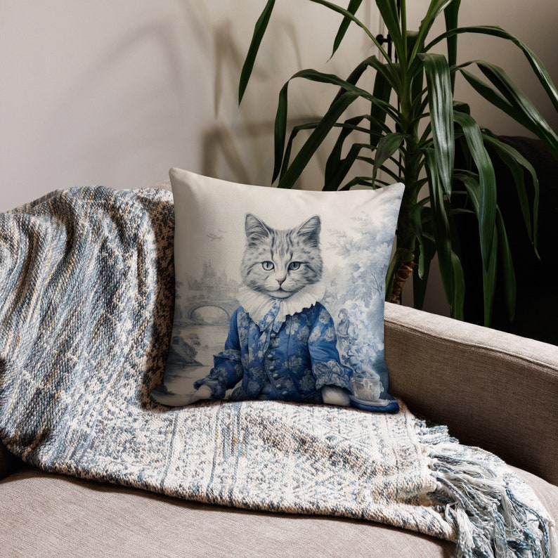 The Gilded Poppy Co. Aristocat Chinoiserie Throw Pillow - Thumbnail 5