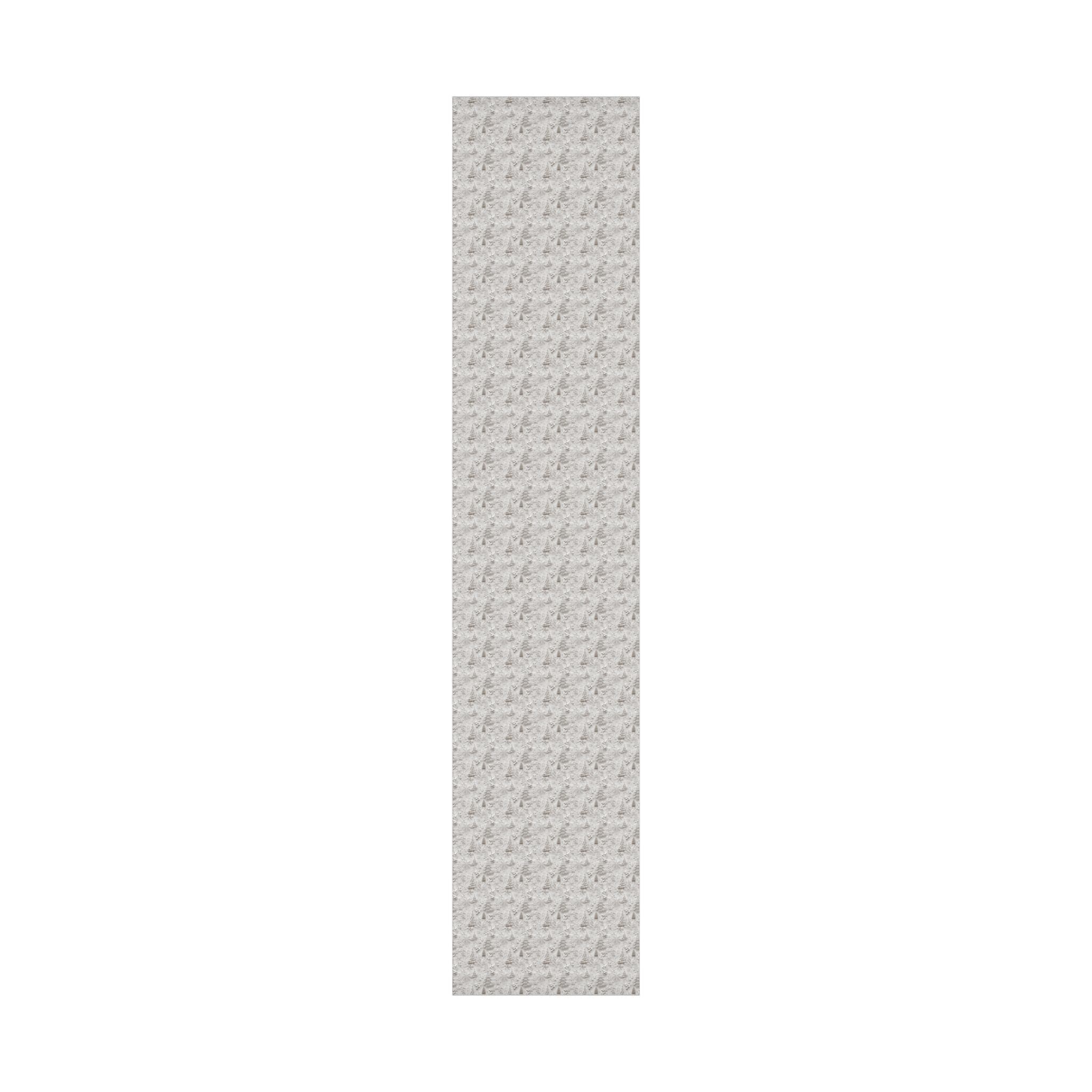 Elegant White Christmas Wrapping Paper, Faux 3D Trees and Foliage Embossed Effect for Minimalistic Holiday Gift Wrap, Decorative Paper