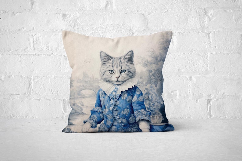 The Gilded Poppy Co. Aristocat Chinoiserie Throw Pillow - Thumbnail 3