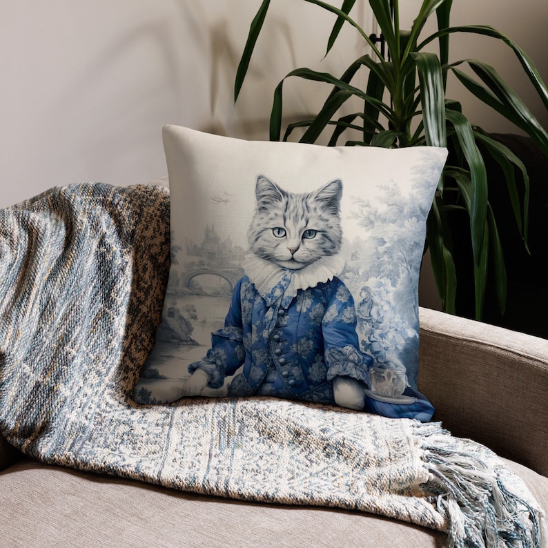 The Gilded Poppy Co. Aristocat Chinoiserie Throw Pillow - Thumbnail 2