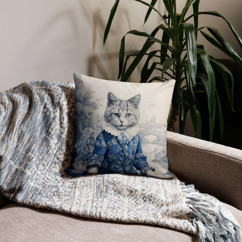 The Gilded Poppy Co. Aristocat Chinoiserie Throw Pillow - Thumbnail 4