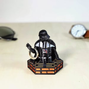 Darth Vader Fan Art Ring Holder 3D Printed Star Wars Men&#39;s Ring Holder Men&#39;s Gift