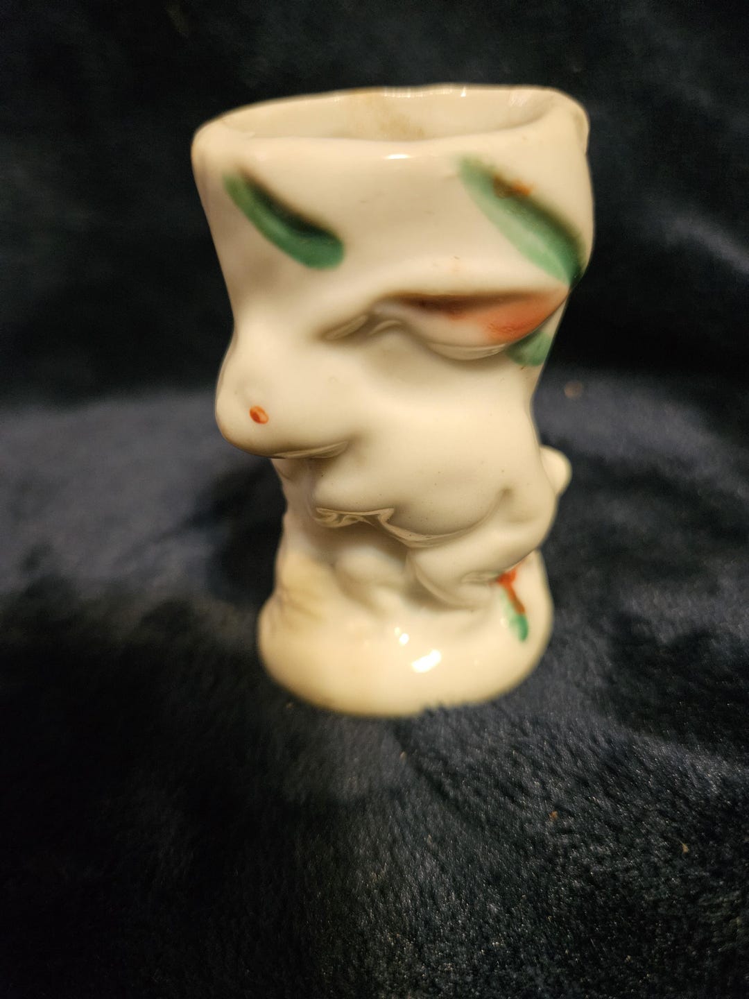 Vintage Ceramic Rabbit Vase – Mini Bunny Floral Accent - Etsy
