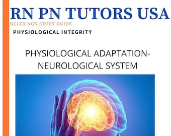 Neurostudiegids, NCLEX-studiegids voor neurologische aandoeningen, neurostudiebundel, NCLEX Neuro-studietips van de volgende generatie