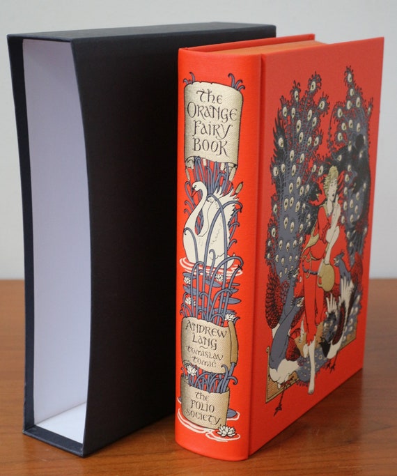 RARE Folio Society Book in Slipcase the Orange Fairy Book by - Etsy