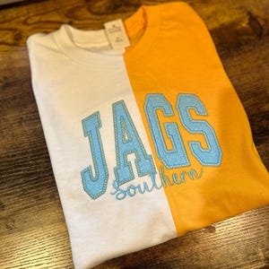 Southern University Shirt, Jags Shirt, Personalized Shirt, Southern Jaguars, College Shirt, HBCU, Two Color Shirt, Bayou Classic, SWAC