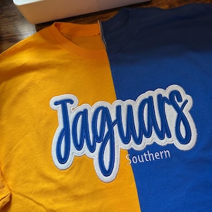 Southern University Shirt, Southern University, Southern Jaguars, HBCU, College Shirt, SWAC, Bayou Classic, Two Color Shirt