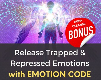 1 Hour Emotion Code Session - Release Trapped Emotions & Negative Energy with Bonus Reiki Aura Cleanse - Kinesiology - Distant Healing