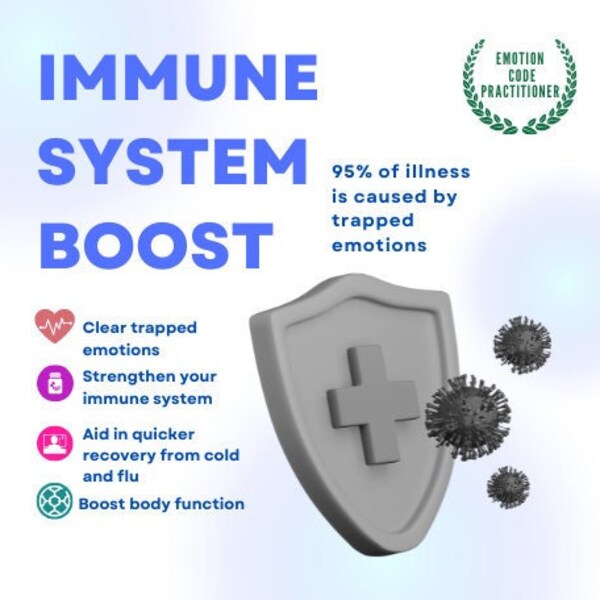 Boost du système immunitaire - Guérison énergétique - Code des émotions - Kinésiologie - Boostez votre système immunitaire - Guérison à distance