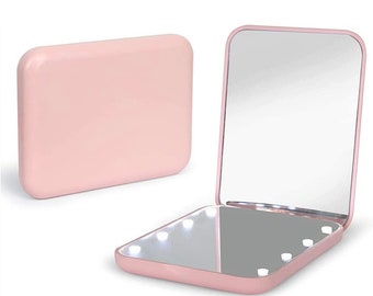 Custom Compact Mirror With Lights